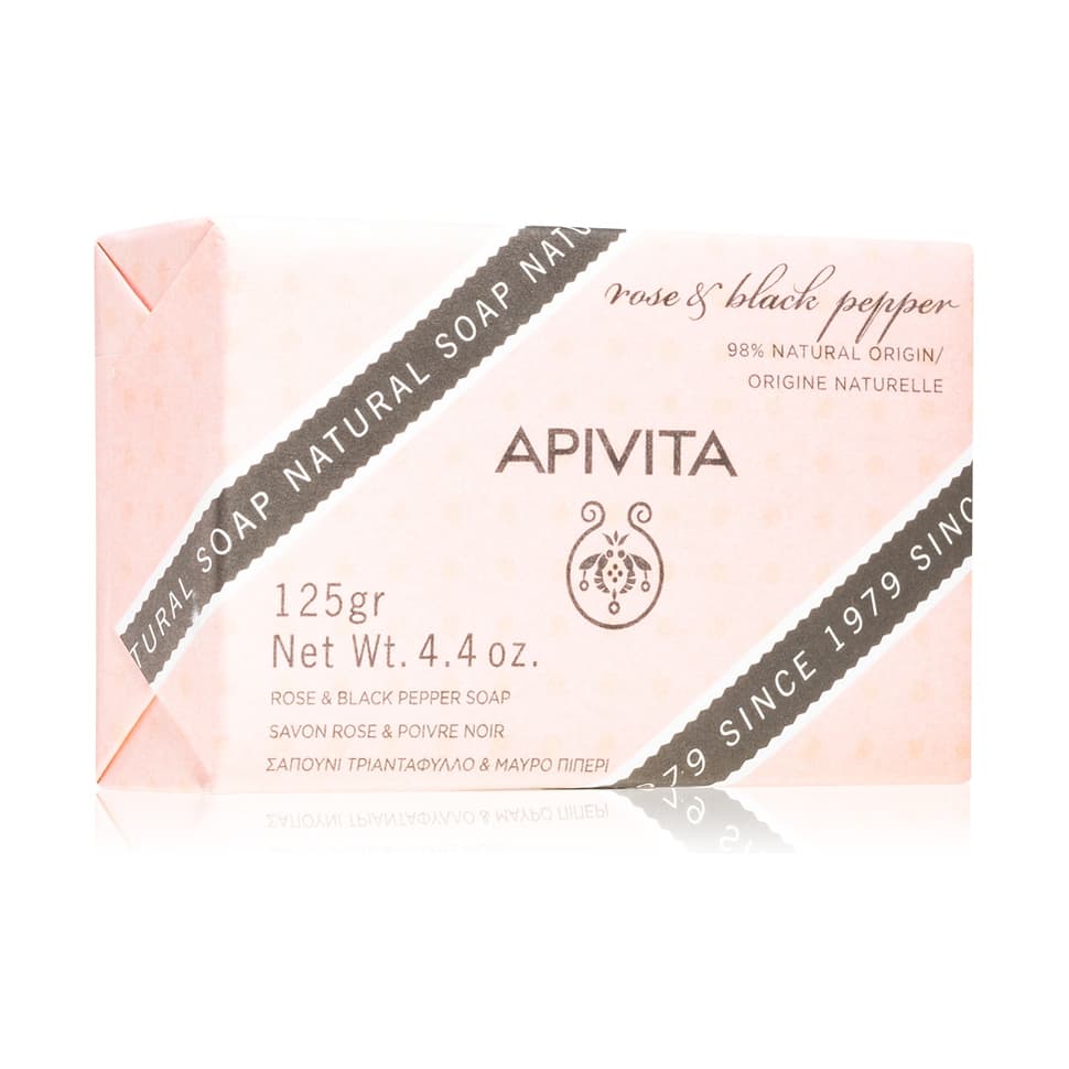 Natural Soap Rose & Black Pepper
