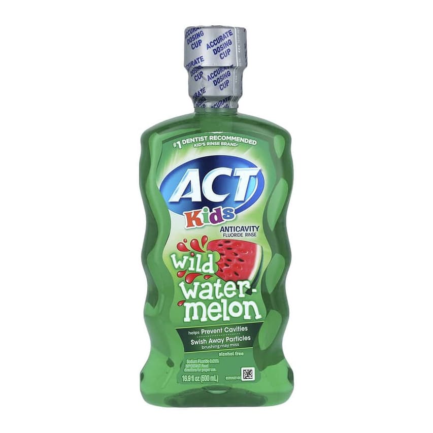 Kid's, Anticavity Fluoride Rinse, Alcohol Free, Wild Watermelon