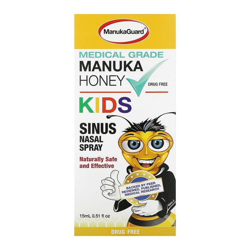 Kids, Medical Grade Manuka Honey, Sinus Nasal Spray