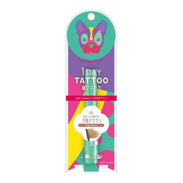 1 Day Tattoo Nuance Brow Mascara, #02 Foggy Pink Brown
