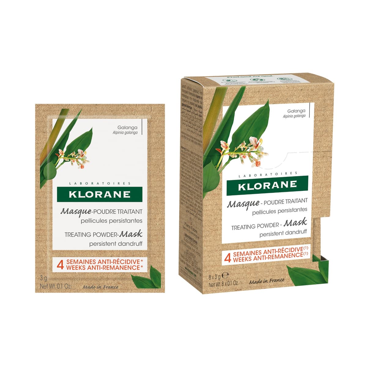 Galangal Anti-Dandruff Mask-Powder Treatment 1 x 8 Sachets