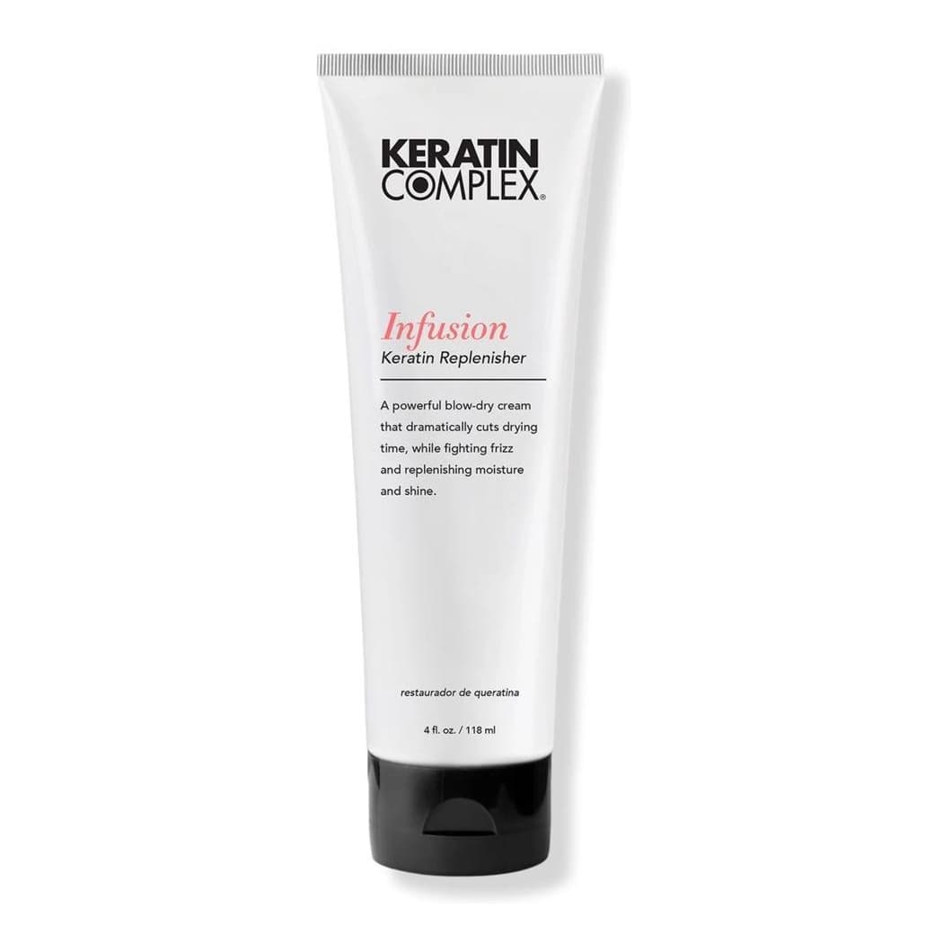 INFUSION Therapy Keratin Replenisher Powerful Blow-Dry Cream, Fights Frizz, Replenish Hair Moisture