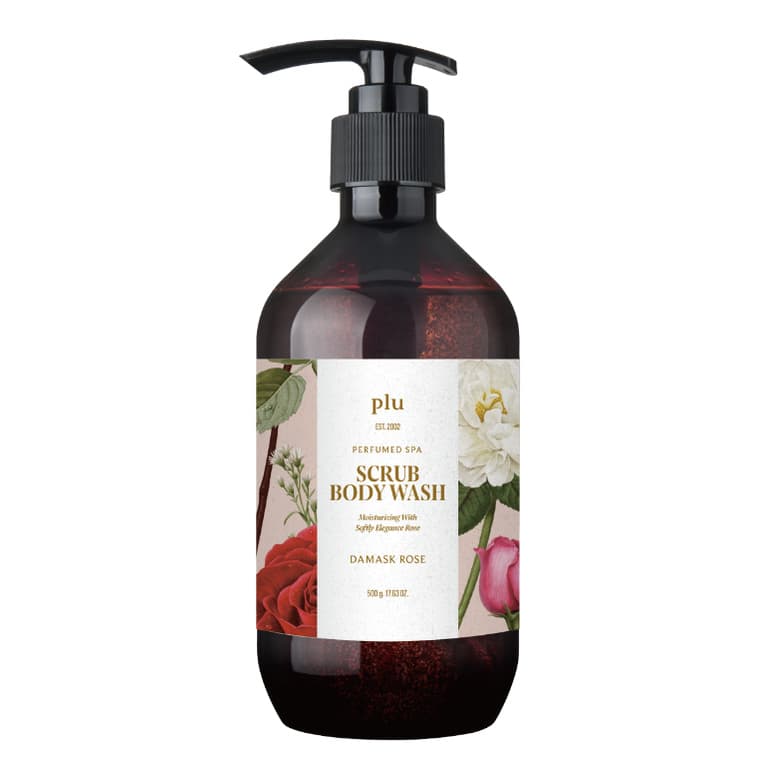 Perfumed SPA Scrub Body Wash Damask Rose