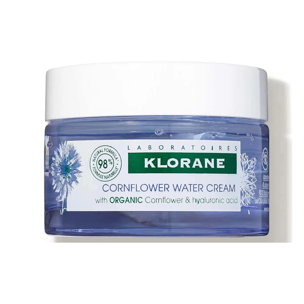 Hydrating Water Cream with Cornflower