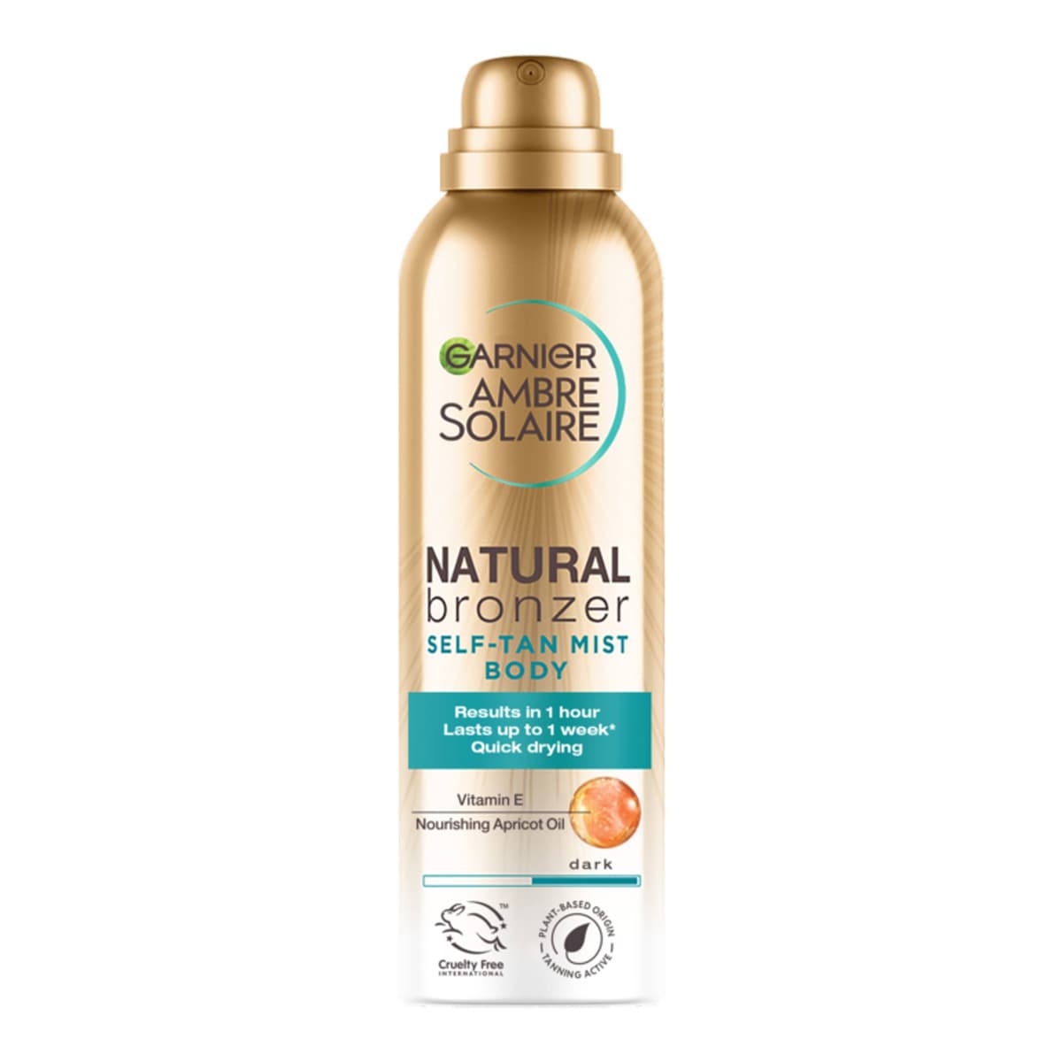 Ambre Solaire Natural Bronzer Quick Drying Self Tan Body Mist Dark