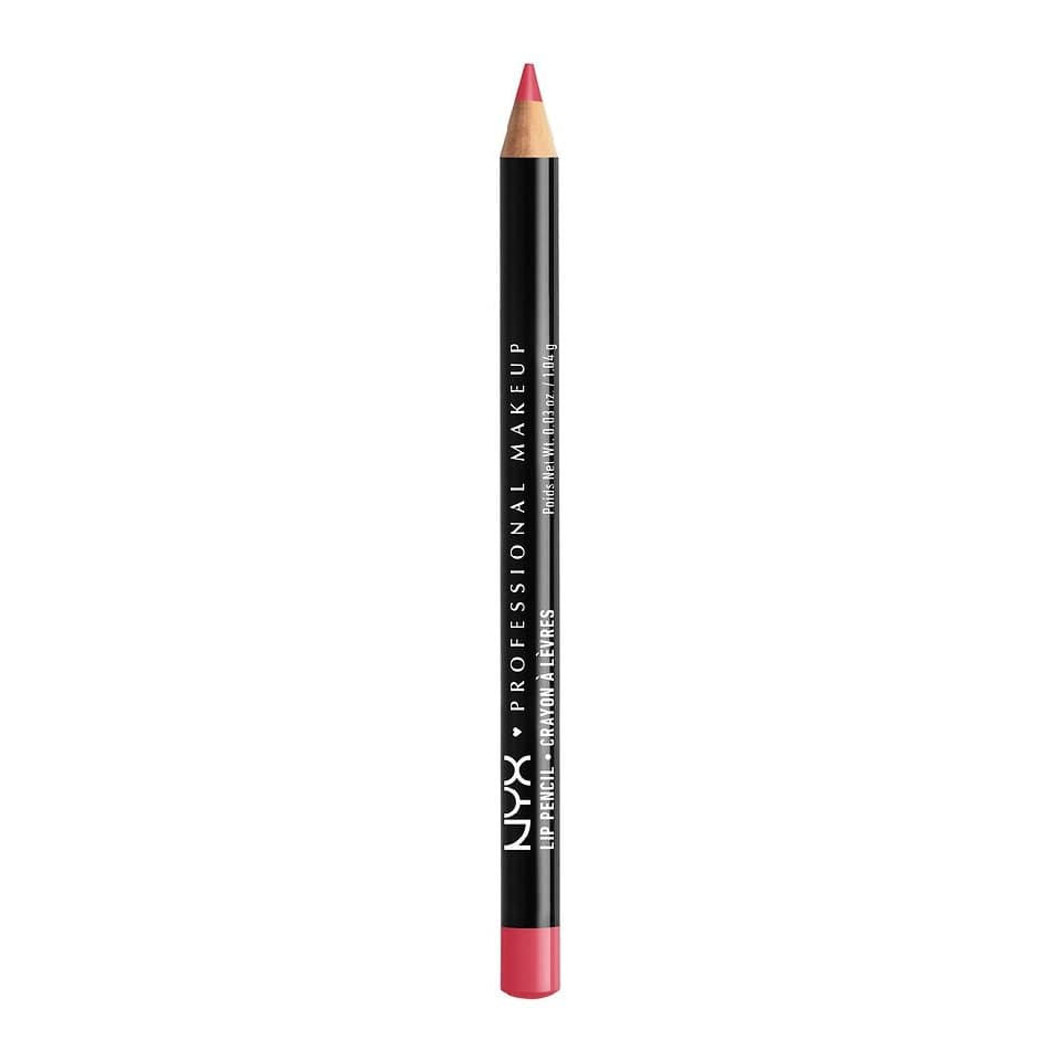 Slim Lip Pencil Creamy Long-Lasting Lip Liner, Plush Red