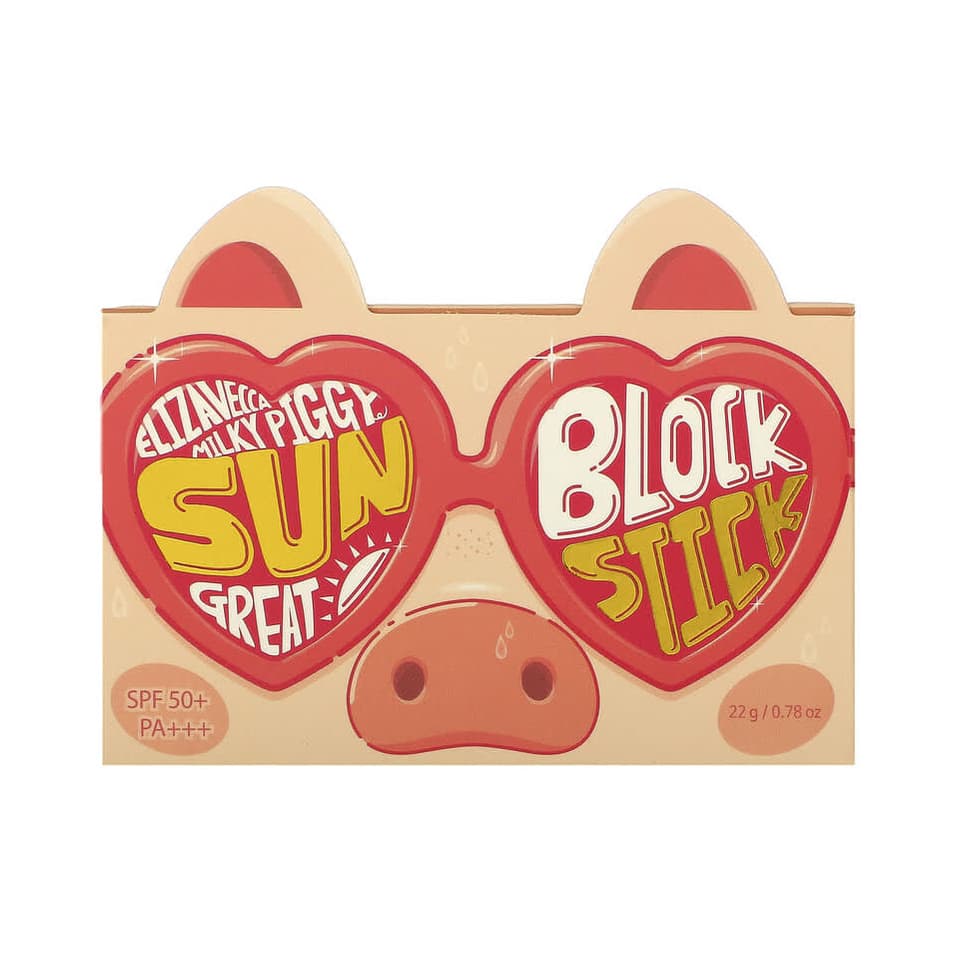 Milky Piggy, Sun Great Block Stick, SPF 50+ PA+++