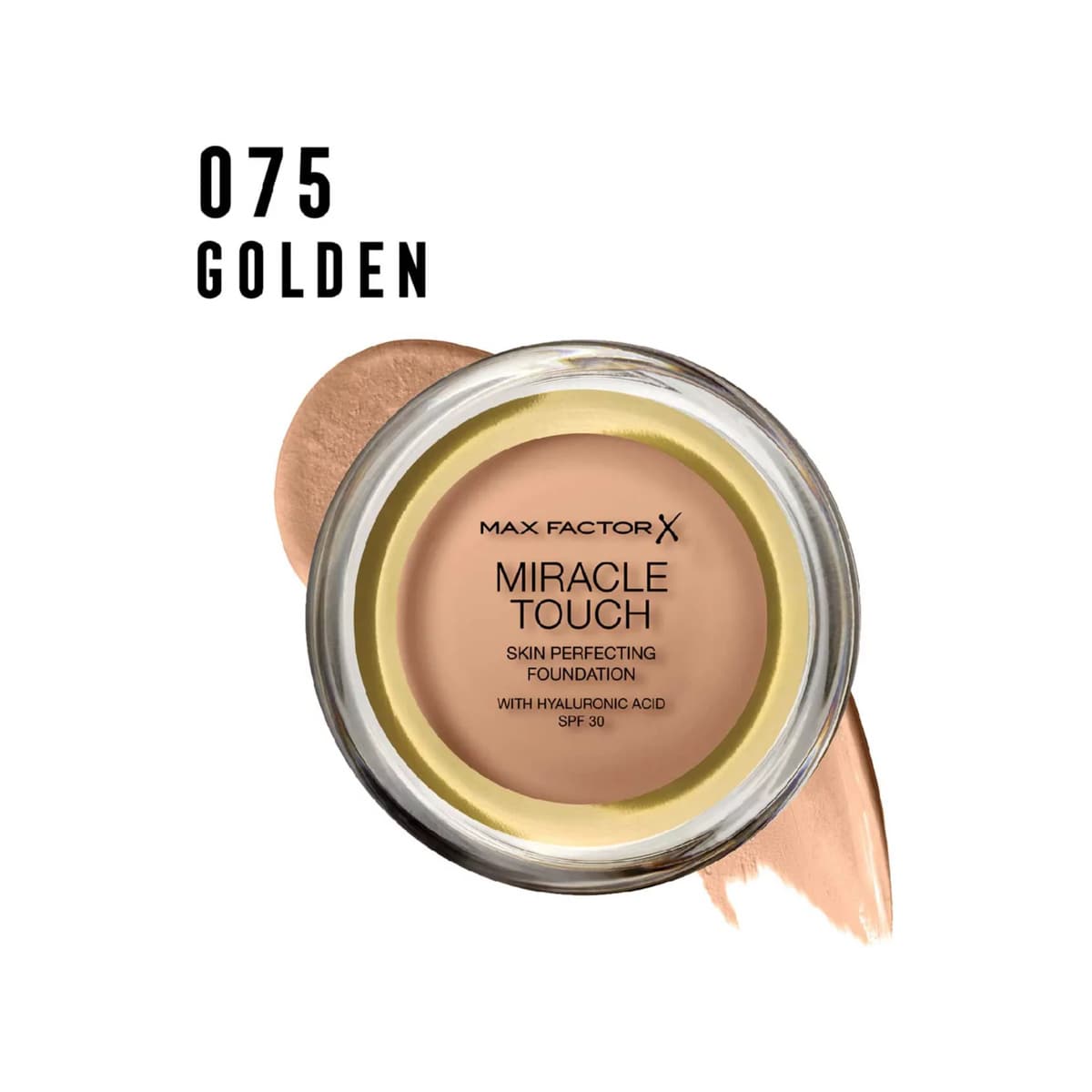 Miracle Touch Foundation SPF30 with Hyaluronic Acid, #075 Golden
