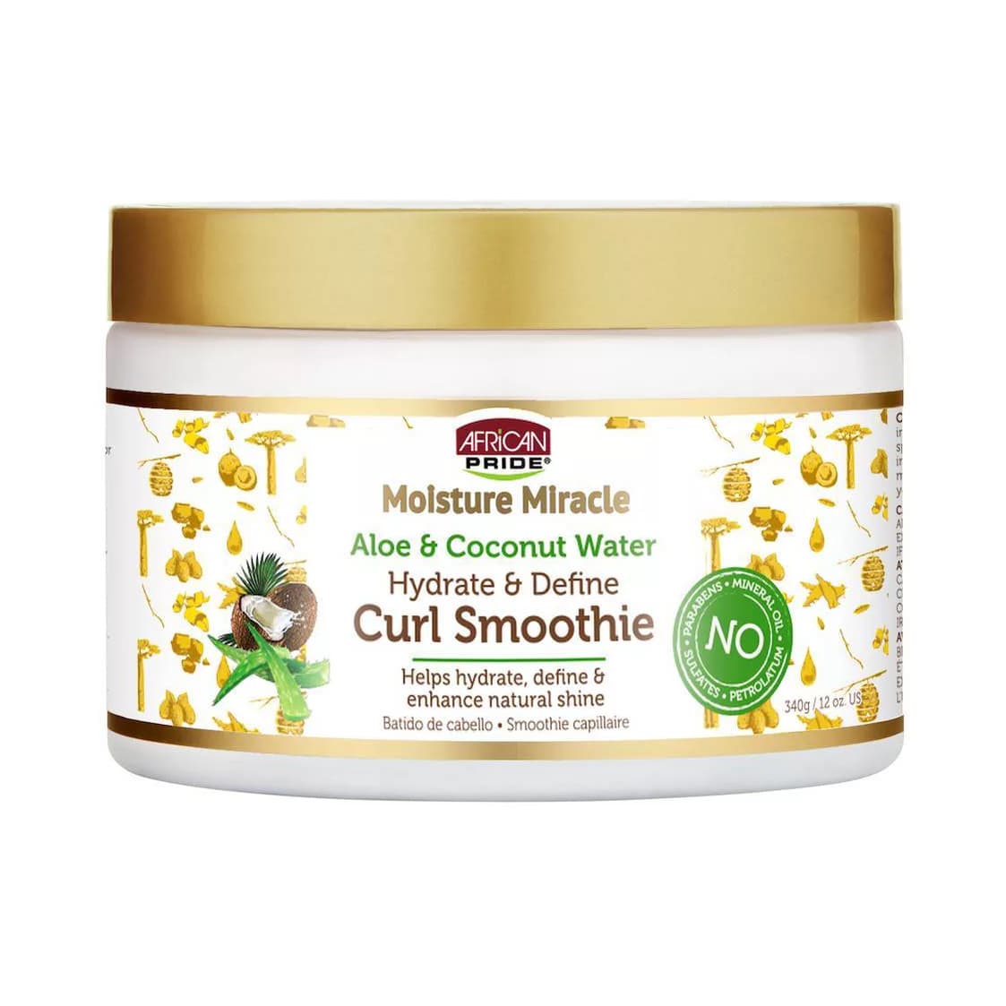 Moisture Miracle Aloe & Coconut Water Hydrate & Define Smoothie Curl Enhancer