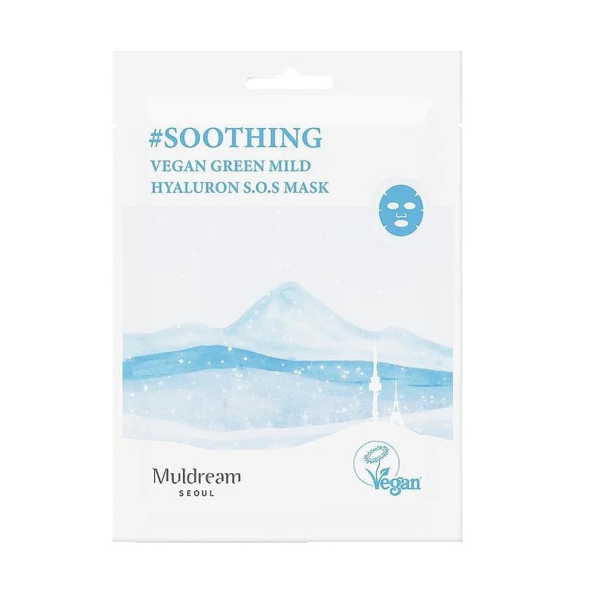 Vegan Green Mild Hyaluron S.O.S Mask
