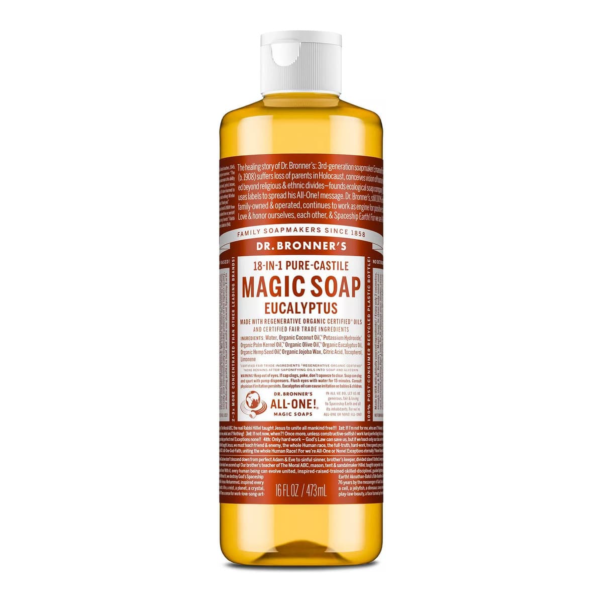 Magic Pure Castile Liquid Soap Bodywash - Eucalyptus