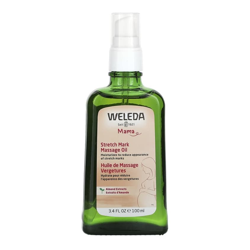 Mama, Stretch Mark Massage Oil, Almond Extracts