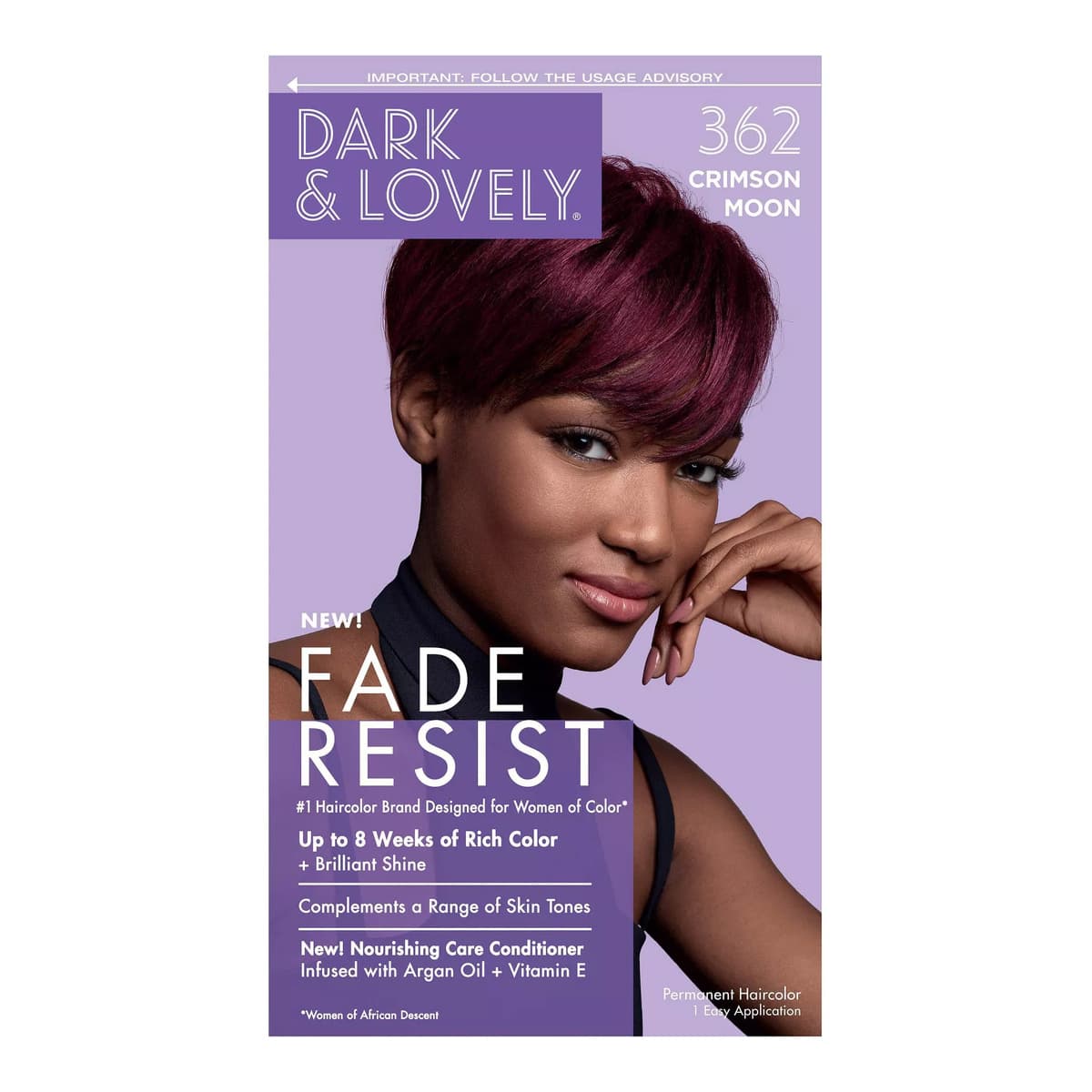 Fade Resist Permanent Hair Color, #362 Crimson Moon