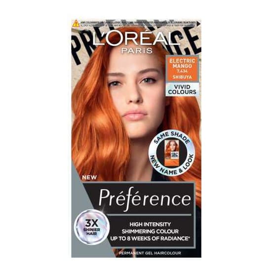 Preference Vivids (Colorista) Hair Dye Electric Mango 7.46