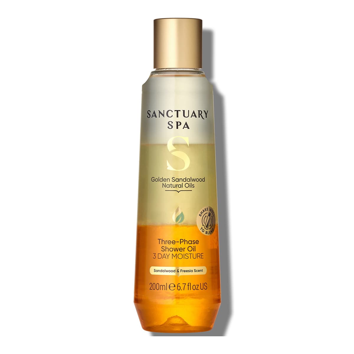 Golden Sandalwood Three-Phase Shower Oil