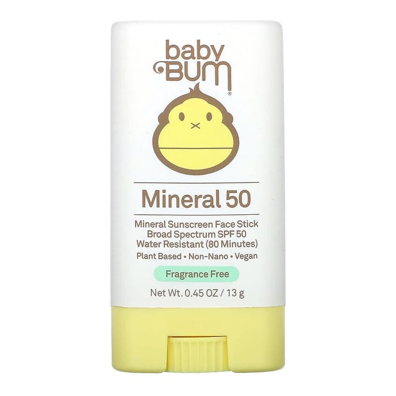 Mineral Sunscreen Face Stick, SPF 50