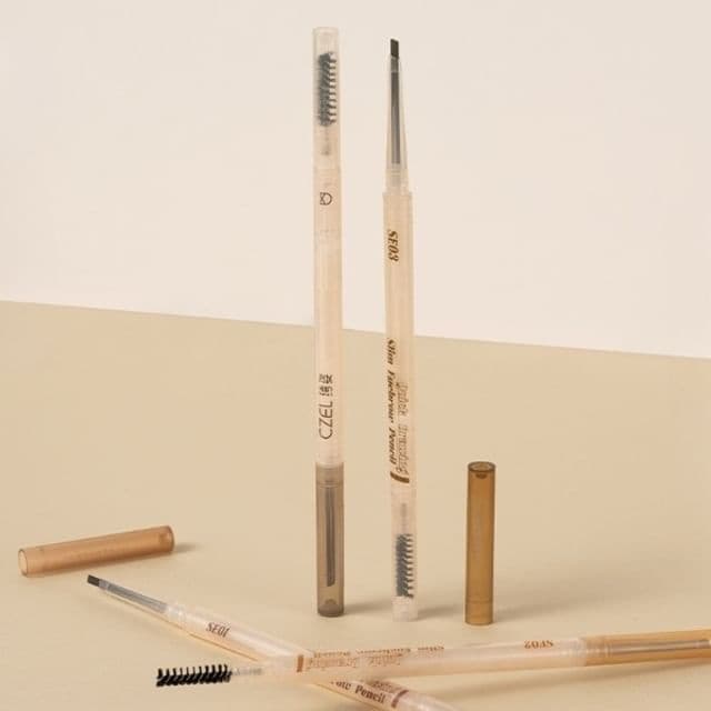 Velvet Fine Eyebrow Pencil, SE04# Mist Grey