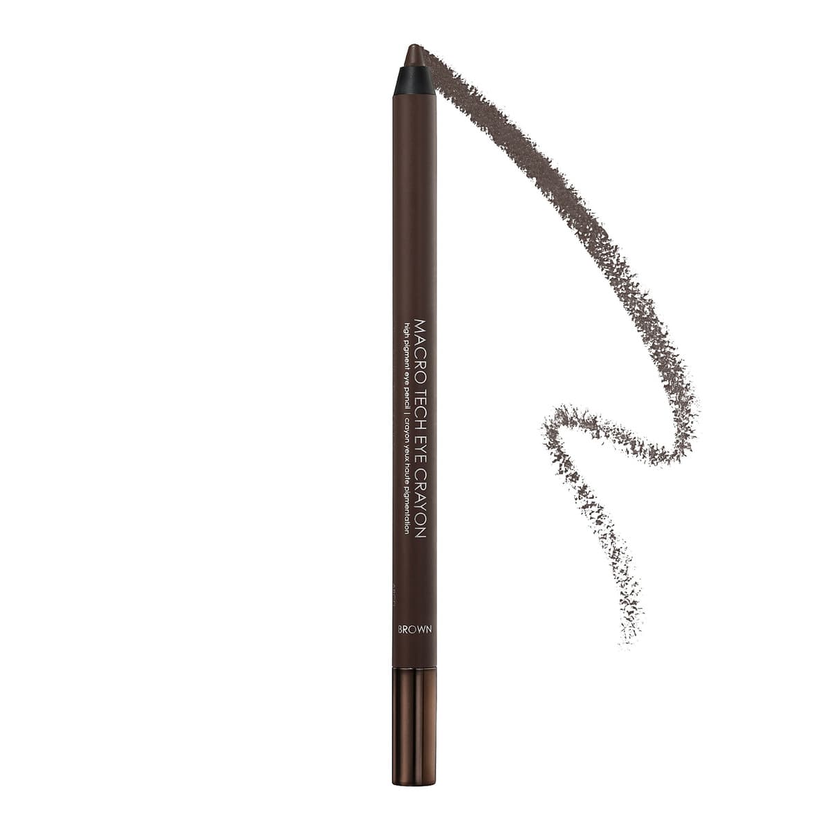 Macro Tech Eye Crayon High Pigment Pencil Eyeliner, Brown