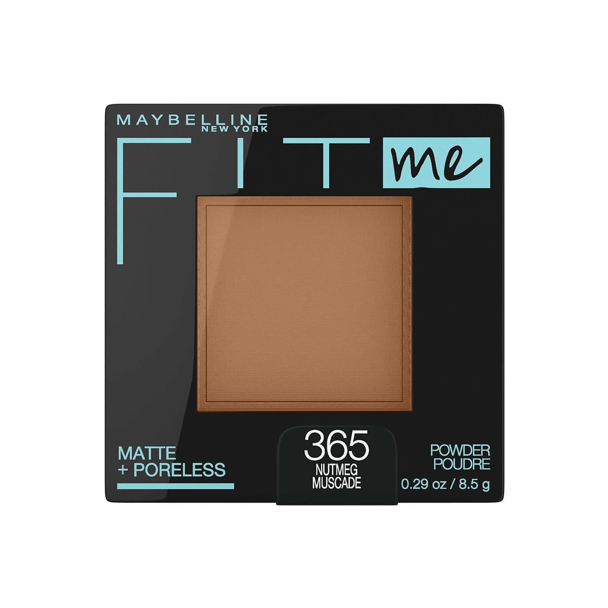 Matte + Poreless Pressed Powder Face Makeup, Nutmeg