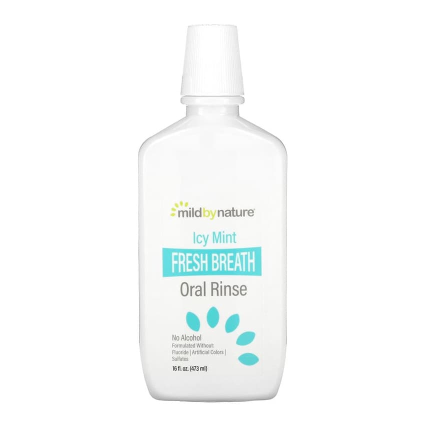 Fresh Breath Oral Rinse, No Alcohol, Icy Mint