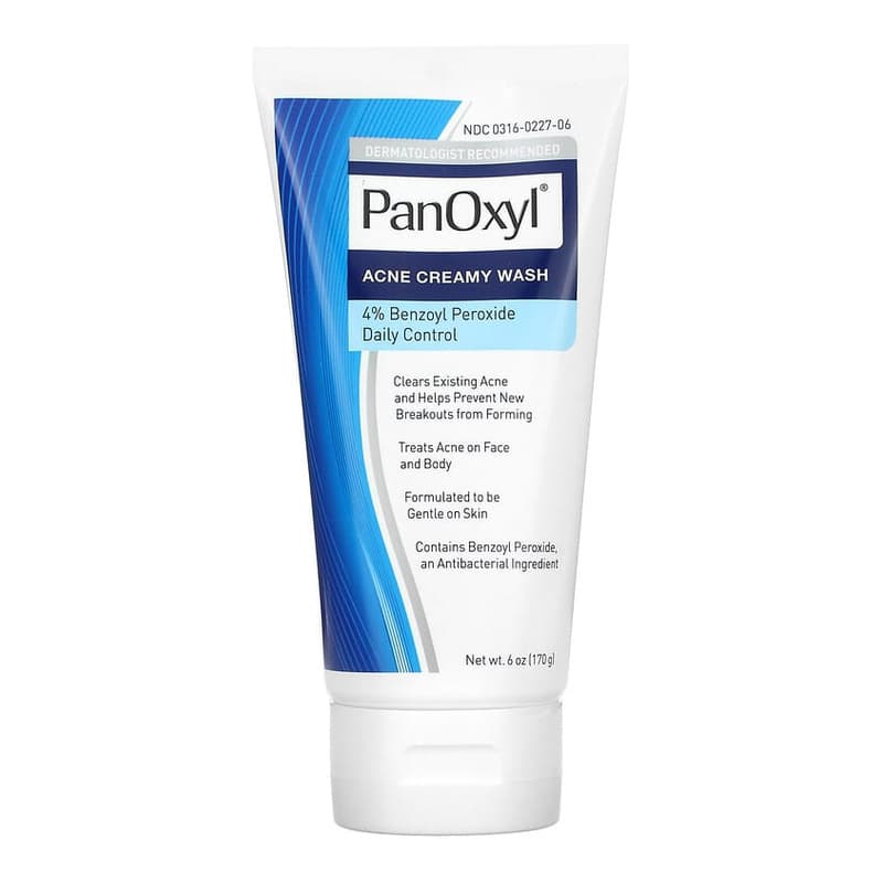 Acne Creamy Wash, Benzoyl Peroxide 4% Daily Control