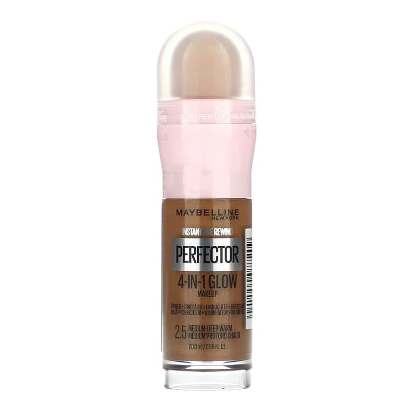 Instant Age Rewind, Perfector 4-in-1 Glow Makeup, #2.5 Medium-Deep Warm