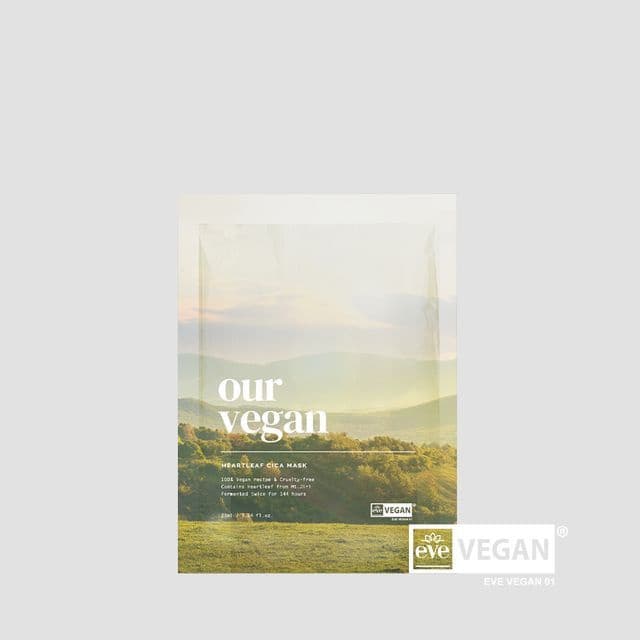 Our Vegan Heartleaf Cica Mask
