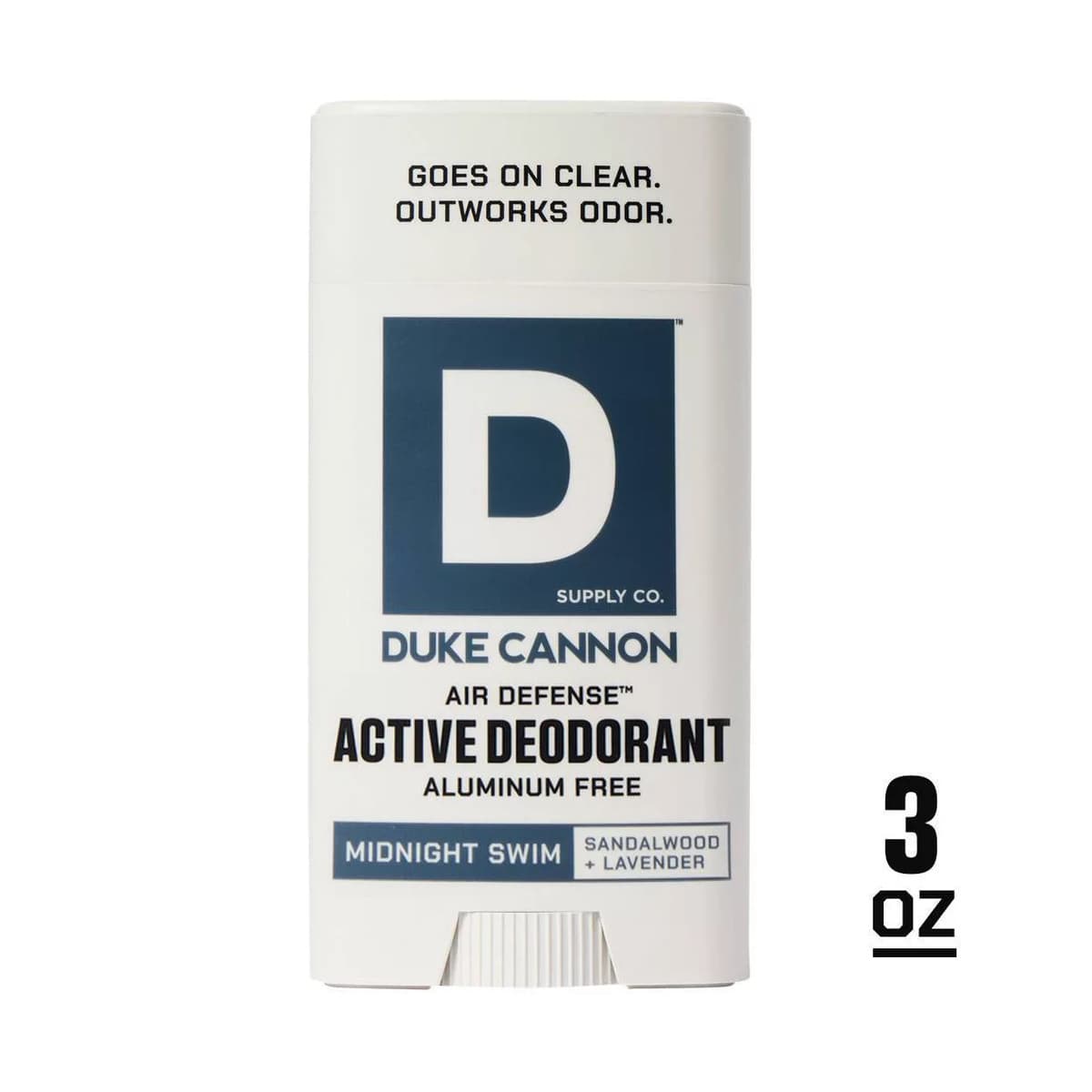Air Defense Active Aluminum-Free Deodorant Stick for Men - Midnight Swim