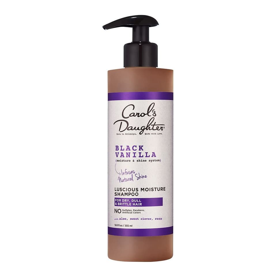 Sulfate Free Moisture Shampoo For Dry Hair Black Vanilla