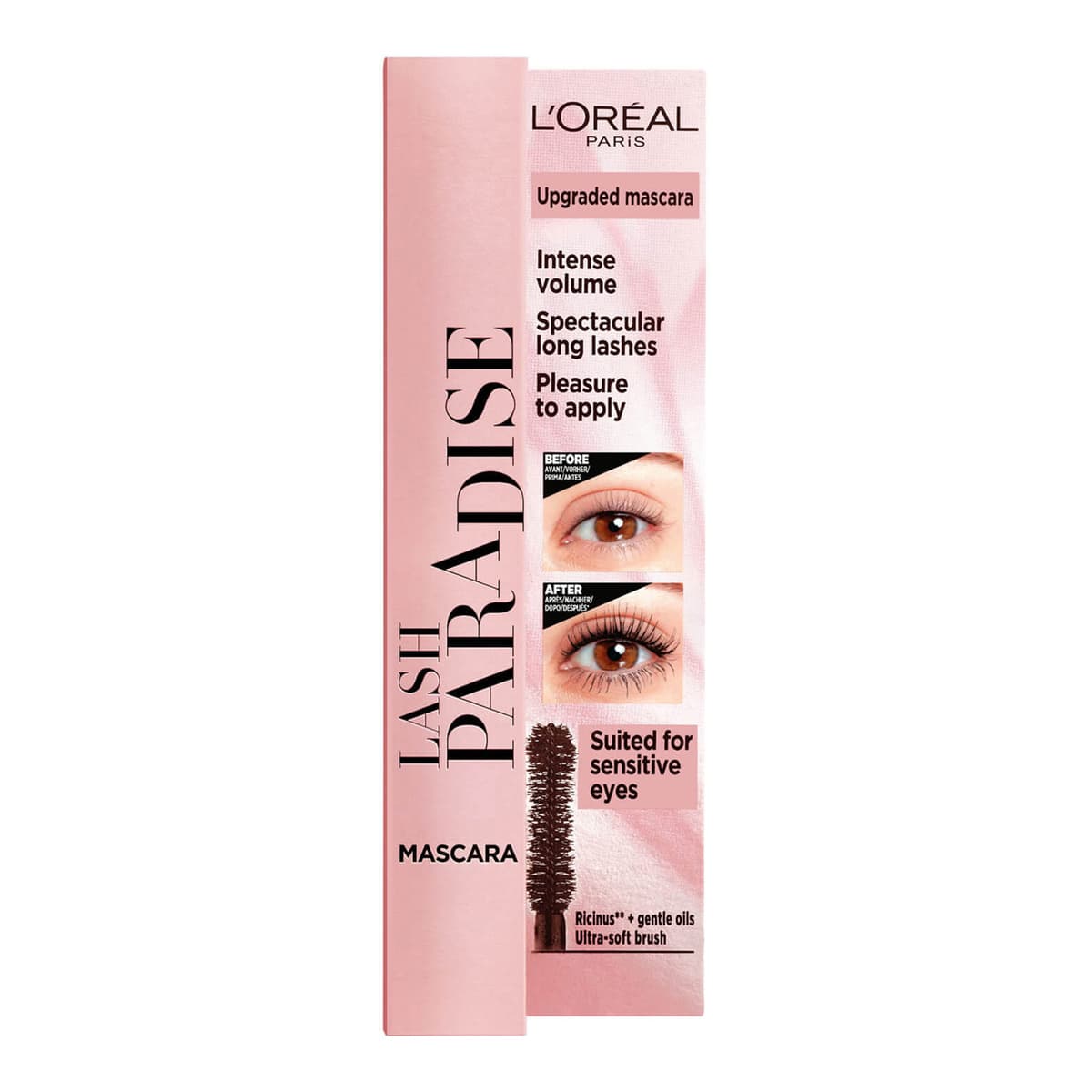 L’Oréal Castor Oil-Enriched Paradise Volumising Mascara - Black