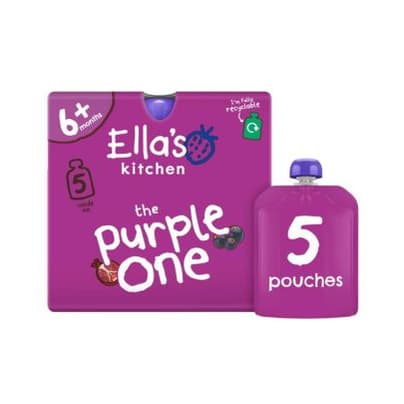 Organic The Purple One Smoothie Multipack Baby Food Pouch 6+ Months 5x