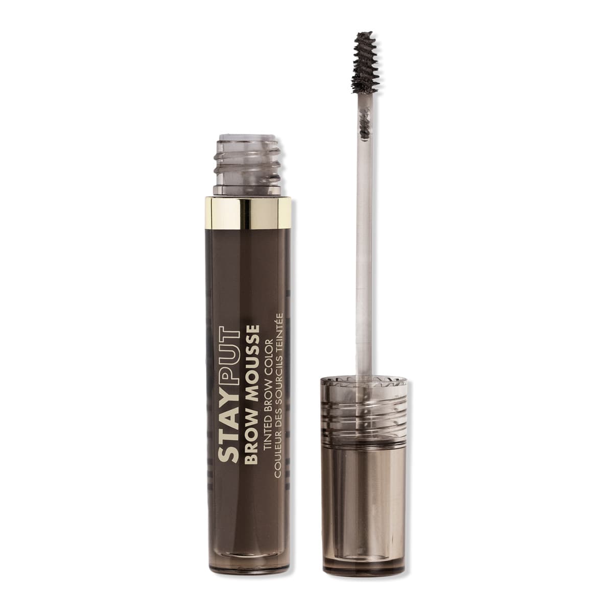 Stay Put Tinted Brow Mousse, Brown Black