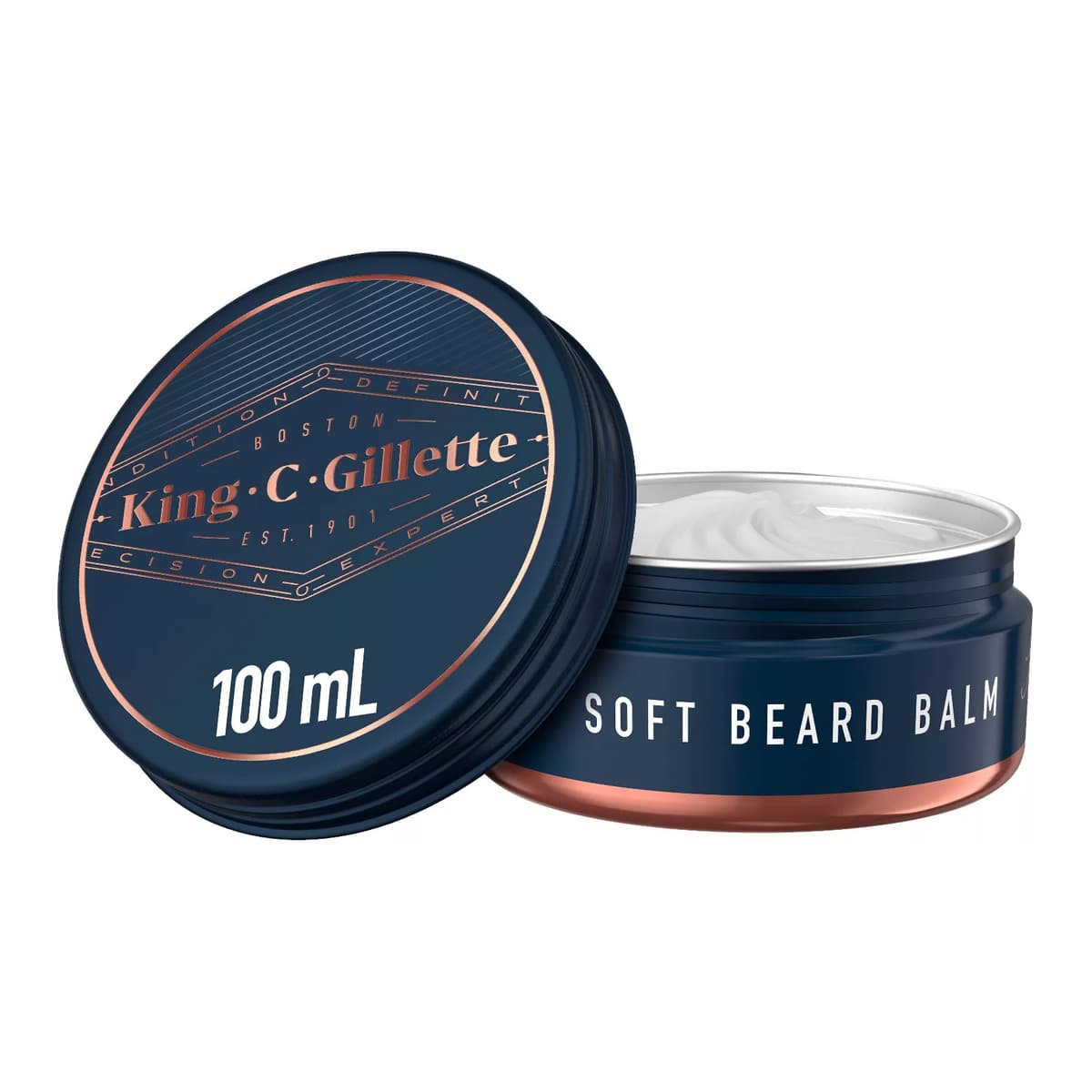 King C. Gillette Men's Soft Beard Balm with Cocoa Butter
