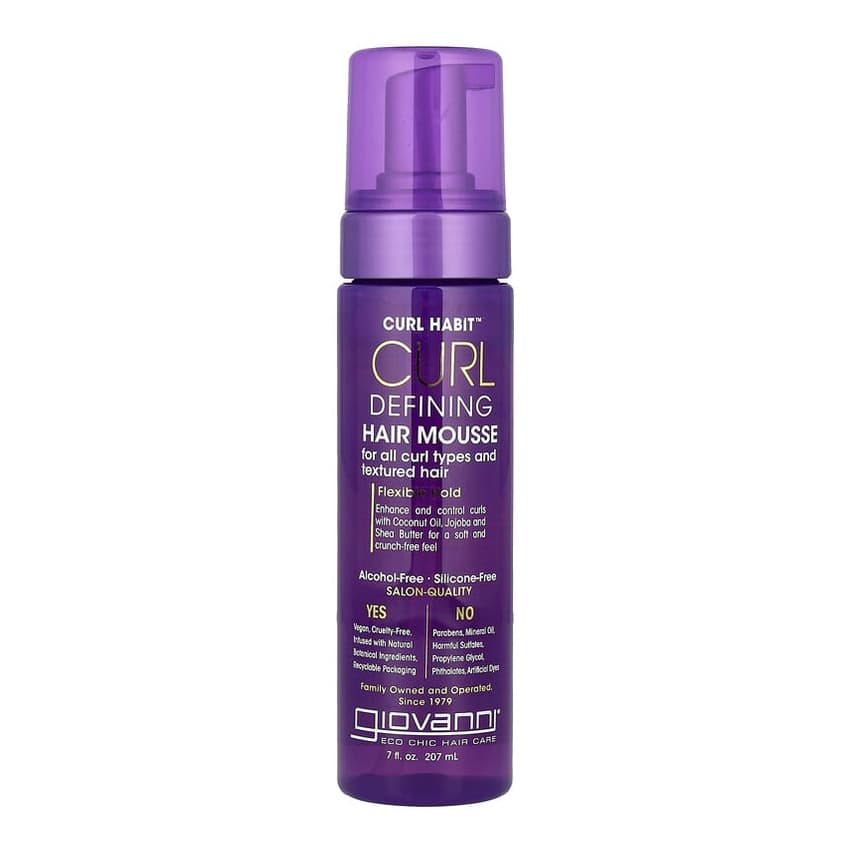 Curl Habit™, Defining Hair Mousse, For All Curl Types and Textured Hair