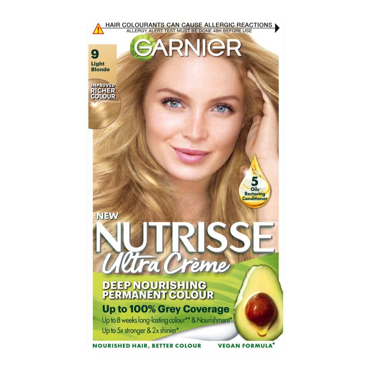 Nutrisse 9 Light Blonde Permanent Hair Dye