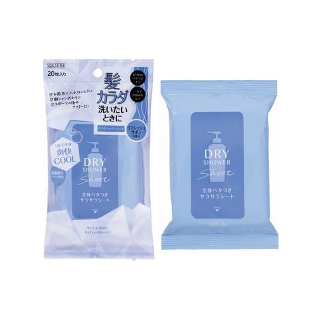 Dry Shower Sheet, Refresh Savon