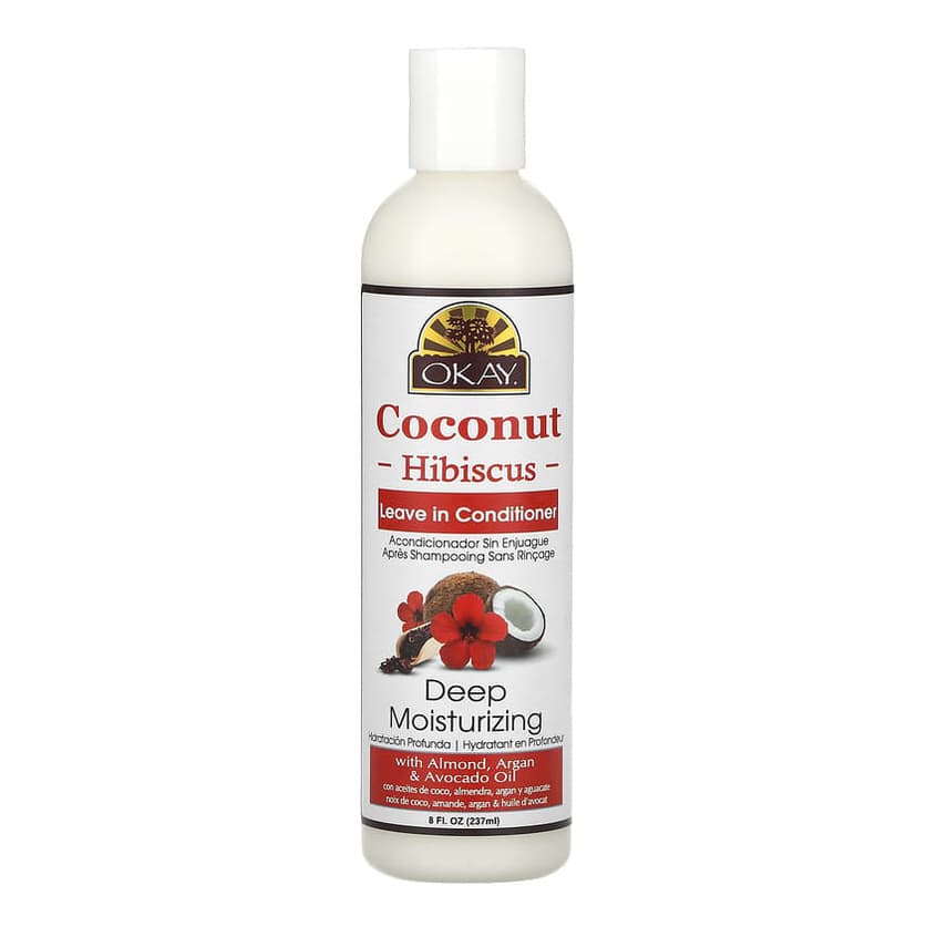 Deep Moisturizing Leave in Conditioner, Coconut Hibiscus