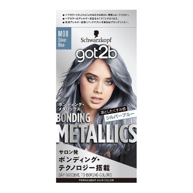 got2b Bonding Metallics Hair Color, M08 Silver Blue