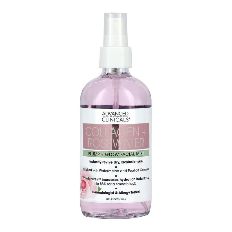 Collagen + Rosewater, Plump + Glow Facial Mist