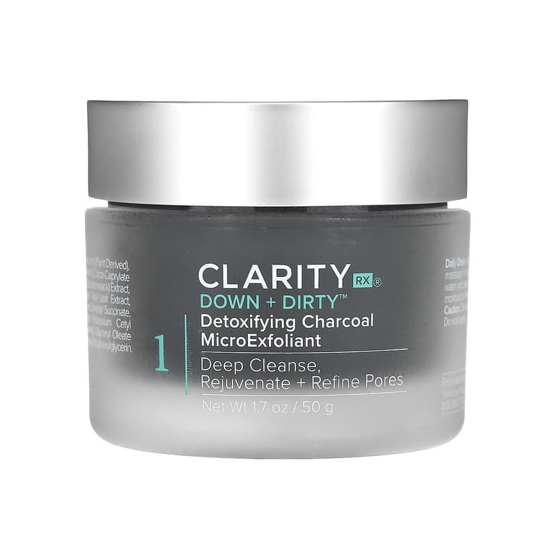 Down + Dirty, Detoxifying Charcoal MicroExfoliant