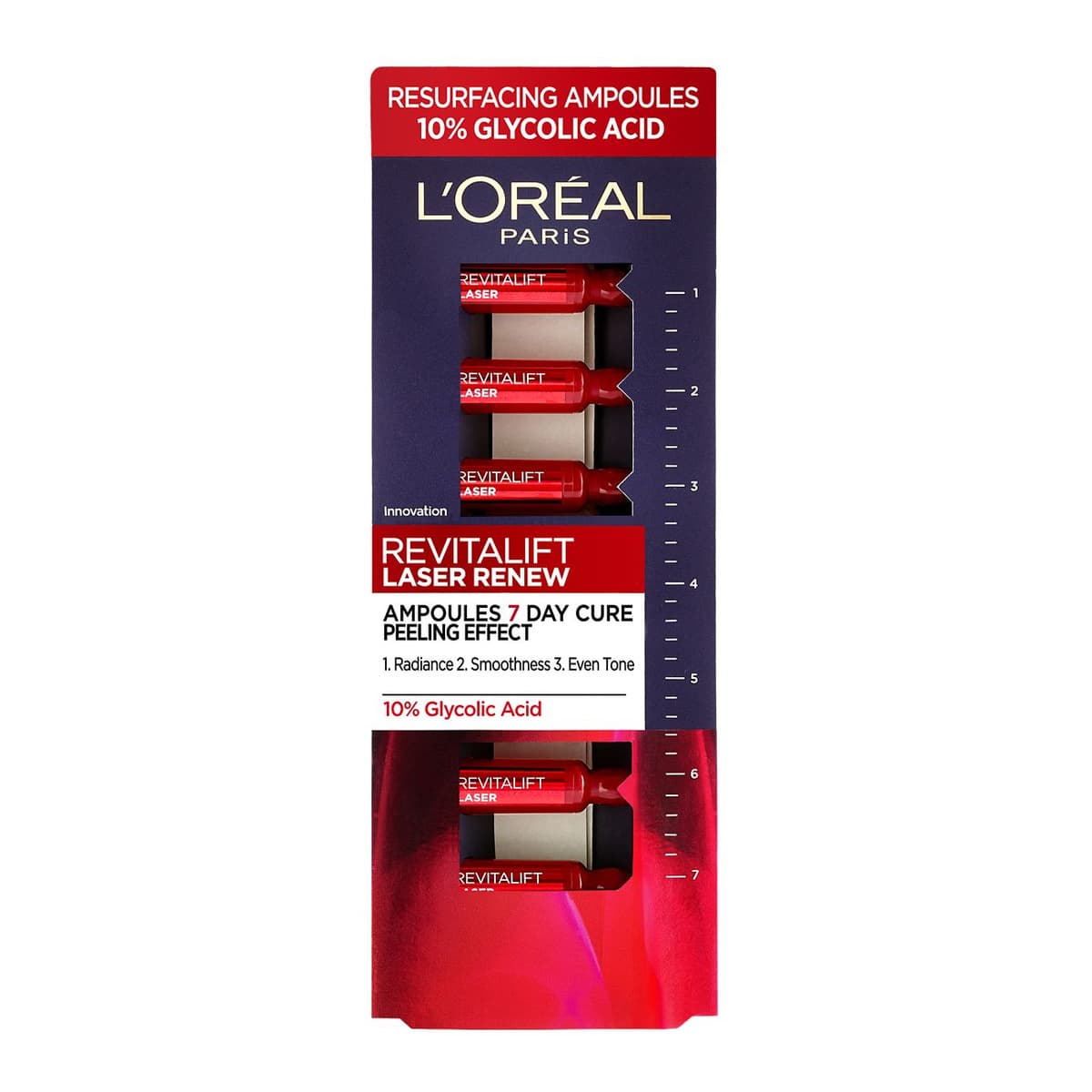 Paris Revitalift Laser Ampoules 10% Glycolic Acid Peel (7x)