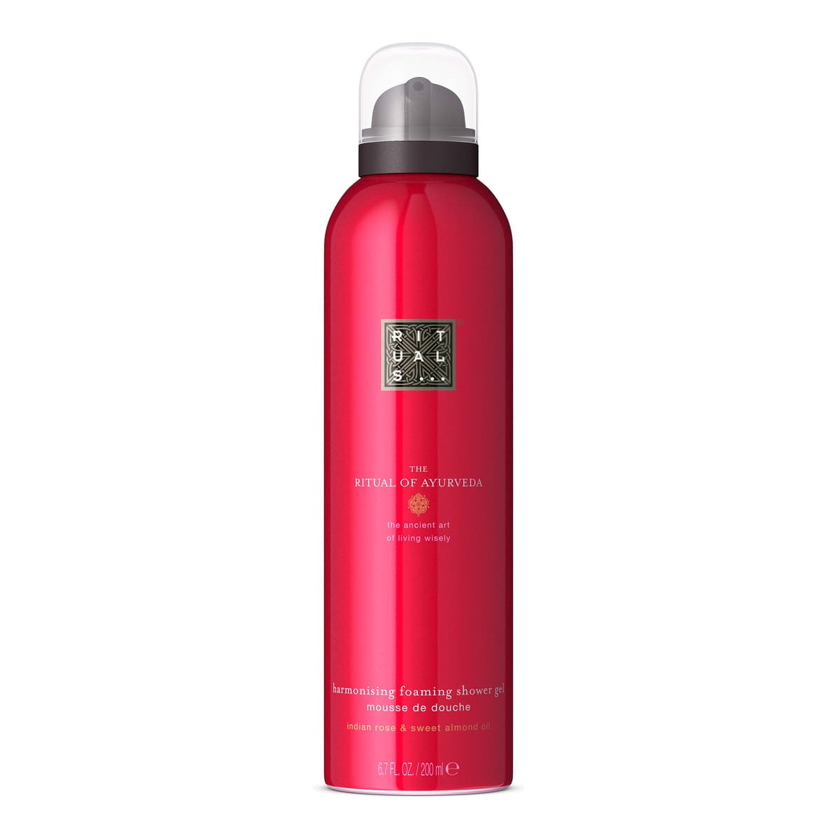 The Ritual of Ayurveda Sweet Almond & Indian Rose Foaming Body Wash