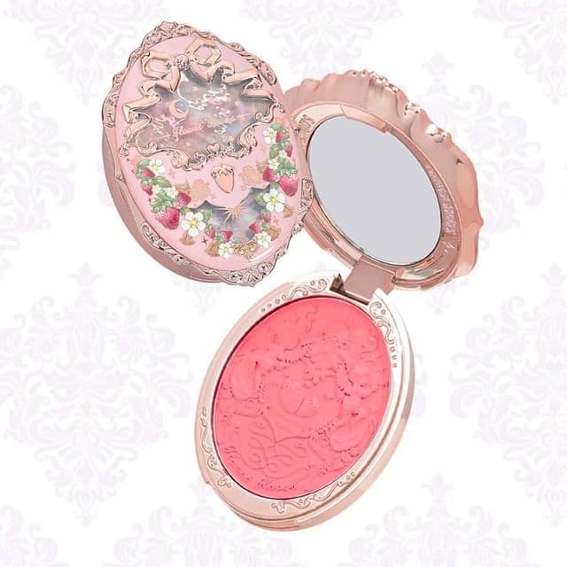 Violet Strawberry Rococo Embossed Blush, #G01 Romantic Blossom