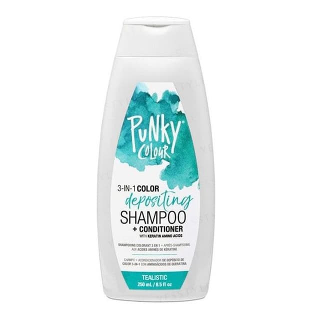 3-in-1 Color Depositing Shampoo + Conditioner Tealistic