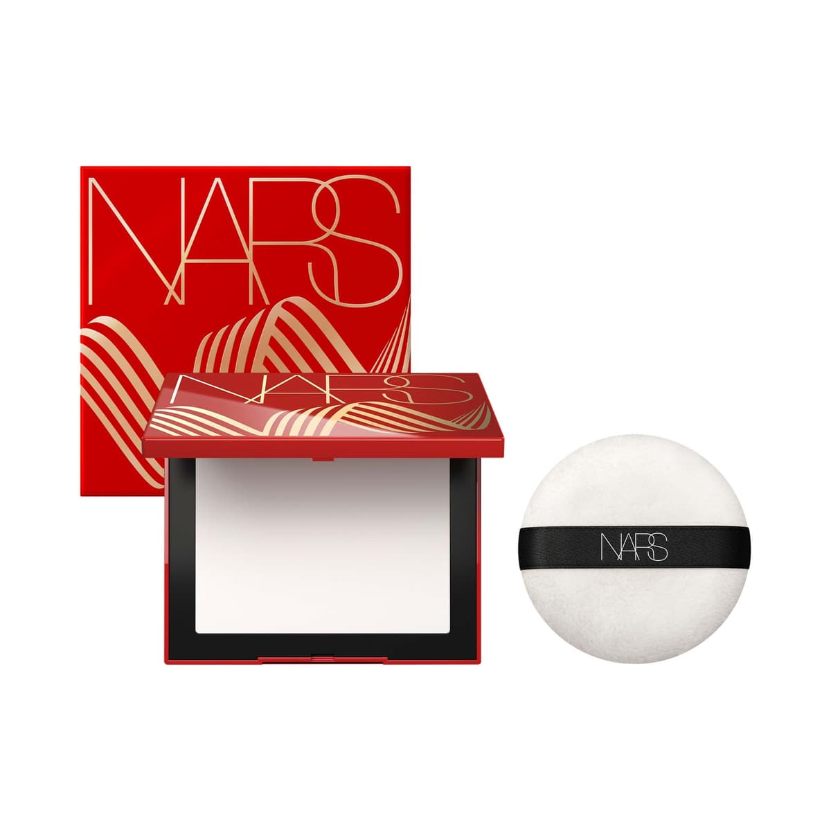 Lunar New Year Light Reflecting Pressed Setting Powder and Puff