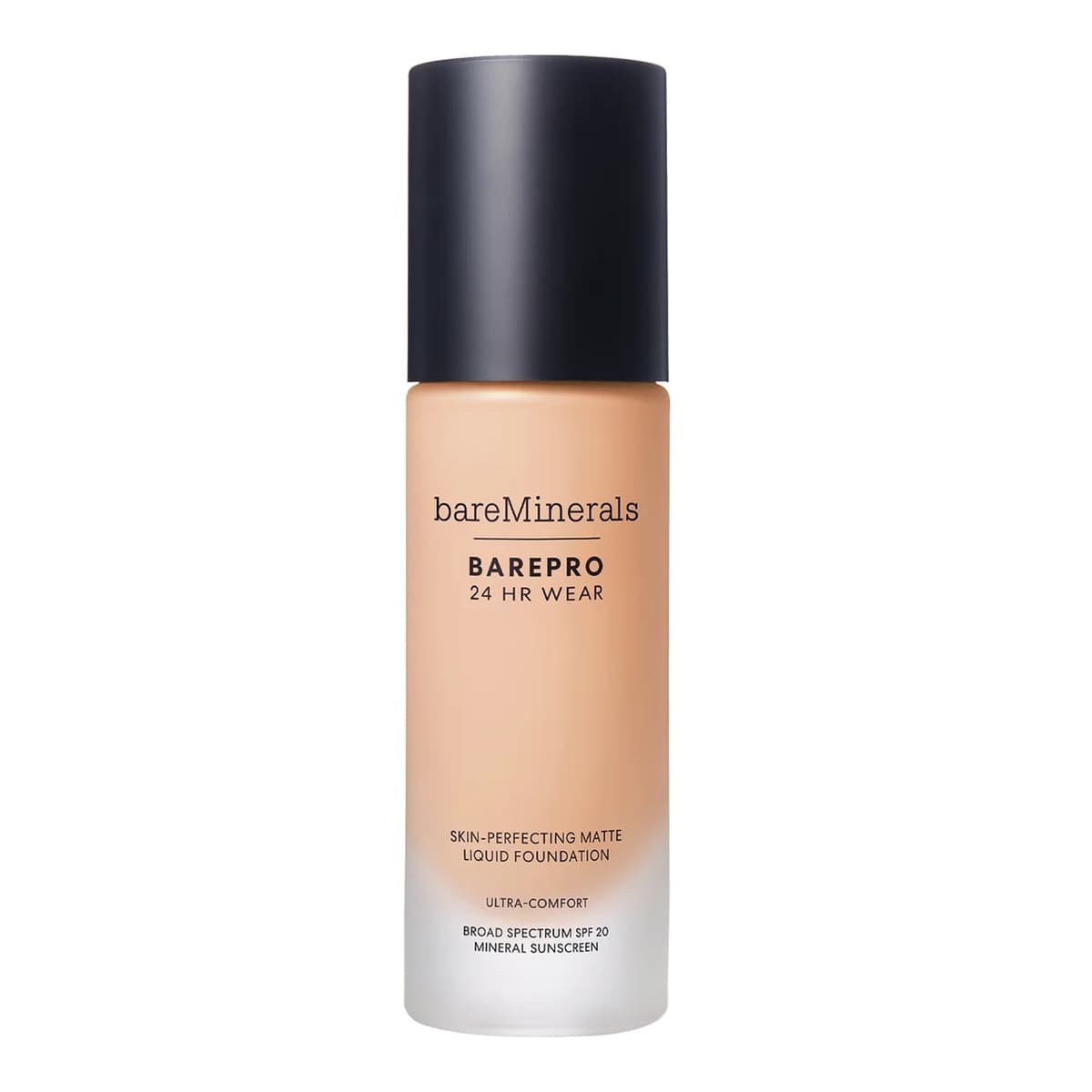 BAREPRO 24 Hour Matte Liquid Foundation Mineral SPF 20, Light 21 Cool