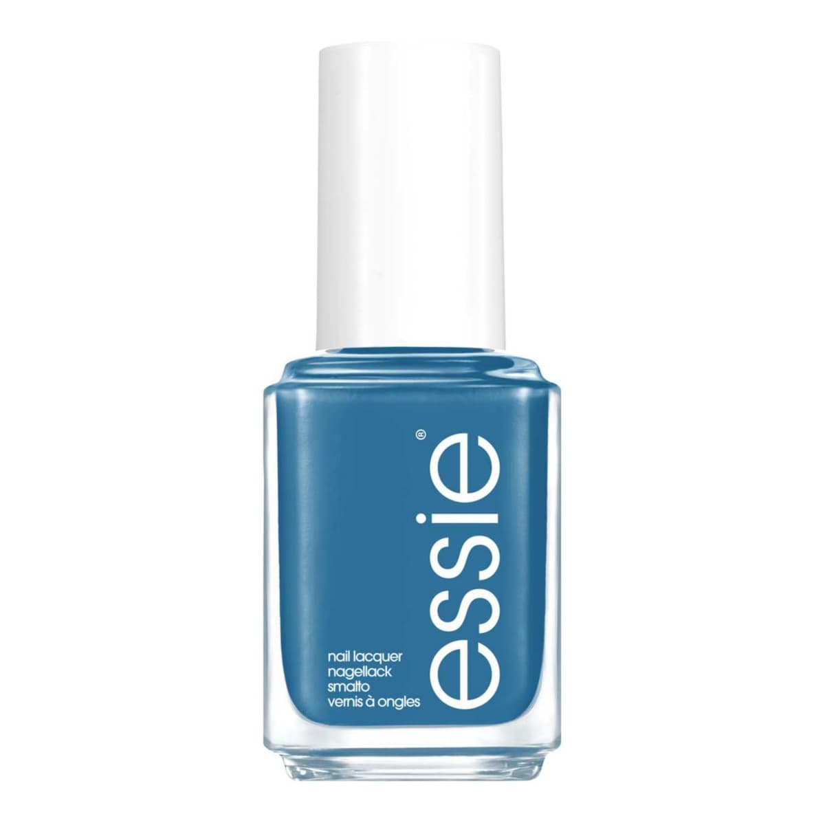 Nail Polish 787 Amuse Me, Faded Denim Blue Colour, High Shine and High Coverage Nail Polish