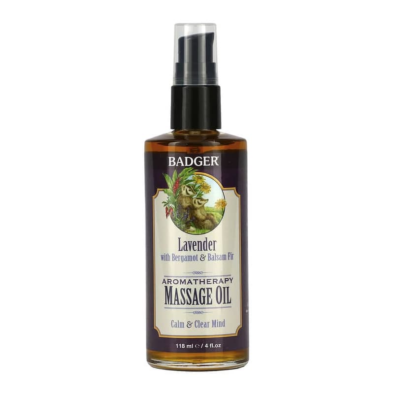 Aromatherapy Massage Oil, Lavender with Bergamot & Balsam Fir