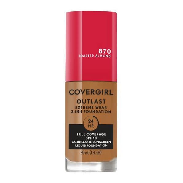 Outlast Extreme Wear 3-in-1 Foundation with SPF 18 - 870 Toasted Almond