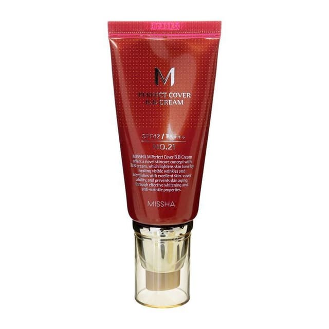 M Perfect Cover BB Cream SPF42 PA+++, #21 Light Beige